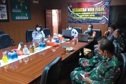 Satgas TMMD Gandeng Polrestro Depok Sosialisasikan Bahaya Narkoba