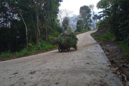  Jalan yang Licin di Sulap Satgas TMMD 112 Kodim 0818