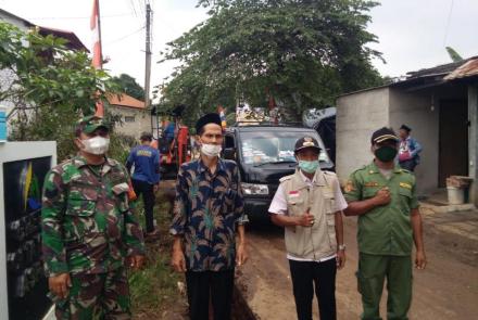 Lurah Bedahan Apresiasi Pembangunan Fisik Melalui TMMD