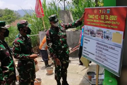 Tim Wasev Kunjungi Lokasi TMMD 112 Kodim 0818/Malang 